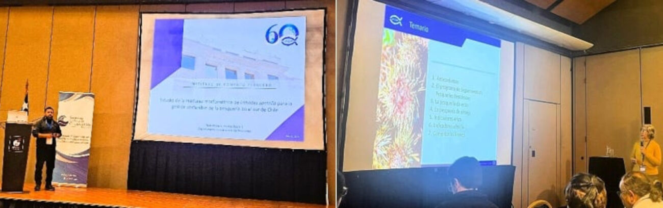 Nancy Barahona Toledo y Paulo Mora Vásquez participaron del Congreso de Ciencias del Mar