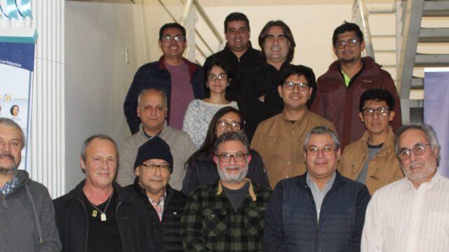 Specialists in acoustic evaluation of Chilean Width Biomass (IFOP) and Peru (Imarpe), met in Valparaíso.