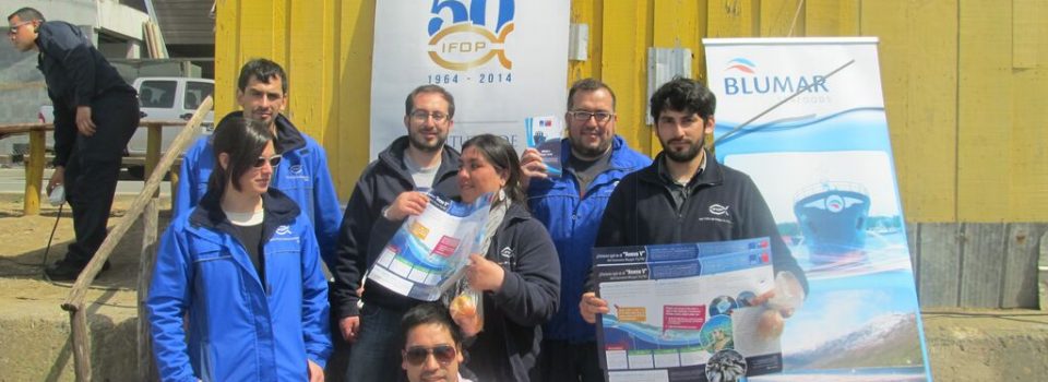 Workers of IFOP Talcahuano participate as volunteers in cleaning beaches