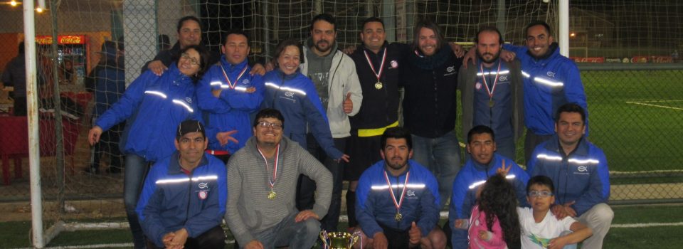 Instituto de Fomento Pesquero won Baby Football Championship at Coquimbo