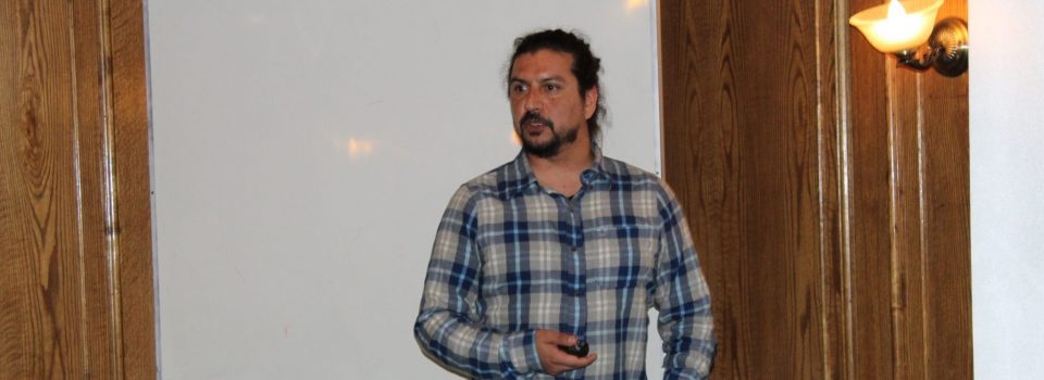 The talk “Morphological and molecular taxonomy in fisheries science and conservation: three study cases”. Dictated by researcher Francisco Concha.