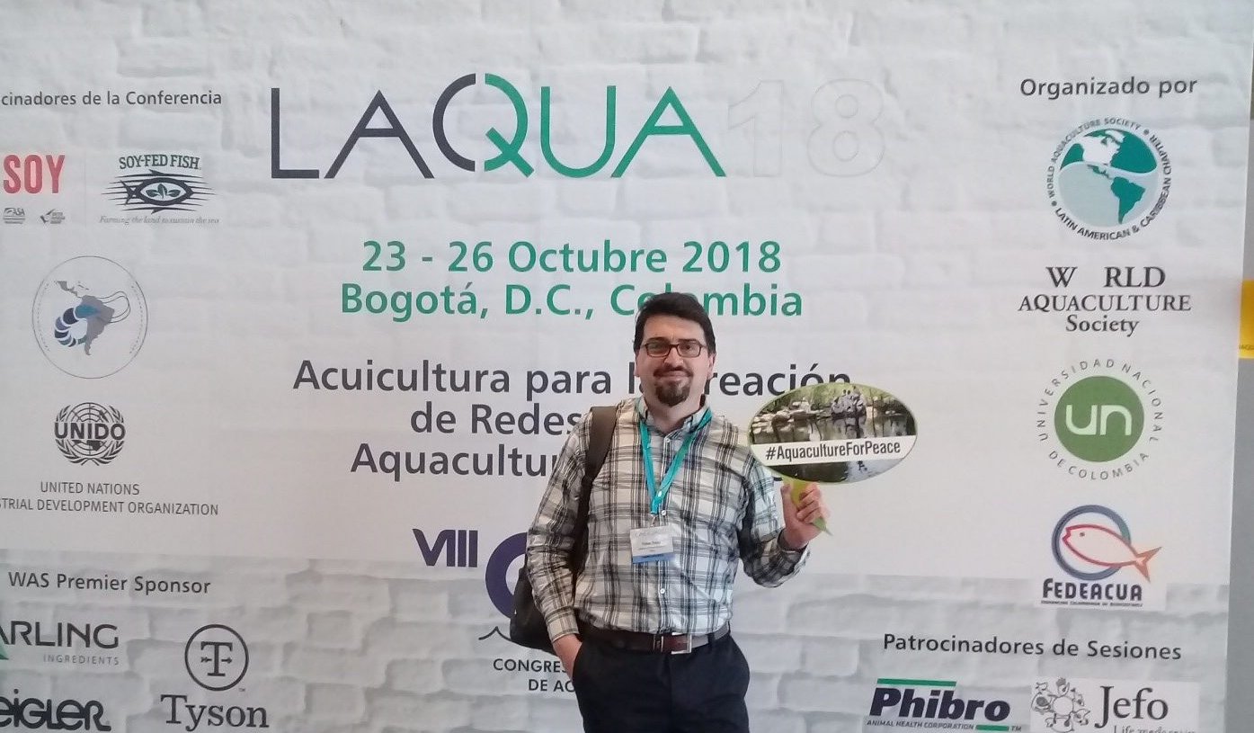 Investigador de IFOP presentó trabajo en Congreso internacional de Acuicultura en Colombia