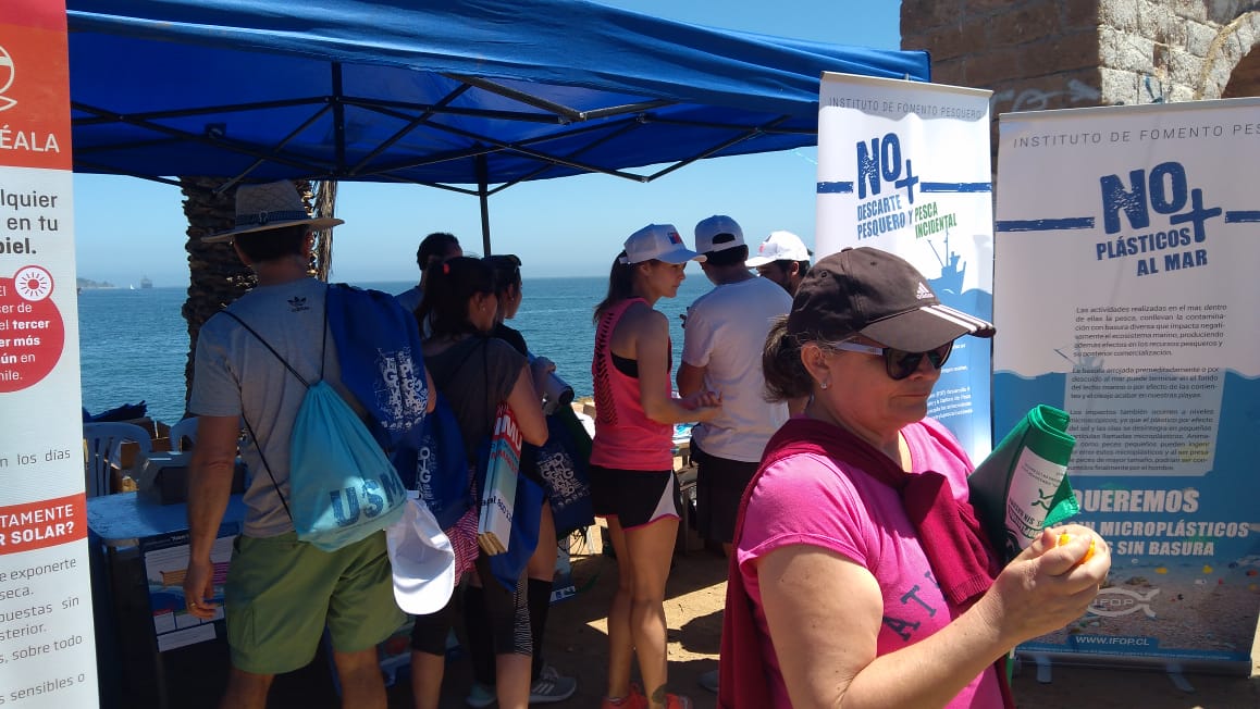 IFOP participated in the first “Plogging”  run in Valparaíso