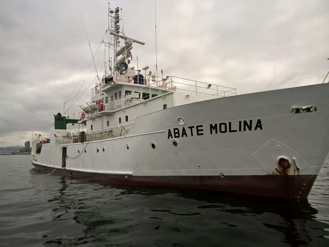 Buque científico Abate Molina zarpó a evaluar la anchoveta y sardina común.
