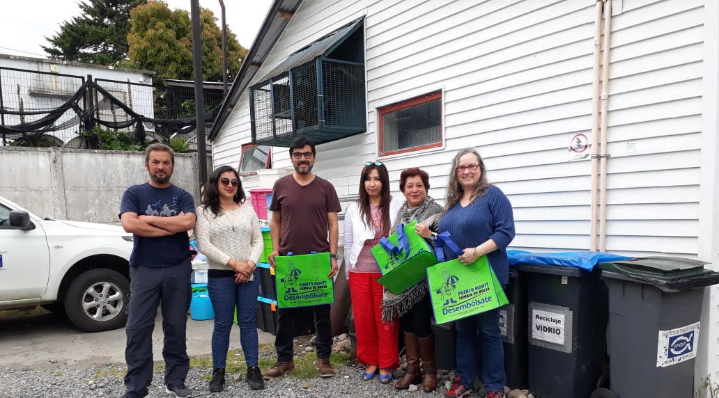 959 kilograms of garbage were collected at IFOP Puerto Montt clean point