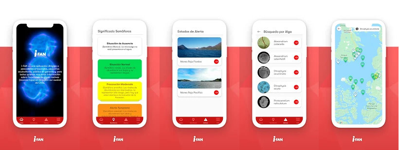 Algas nocivas: CREAN lanza actualización de su aplicación para teléfonos móviles