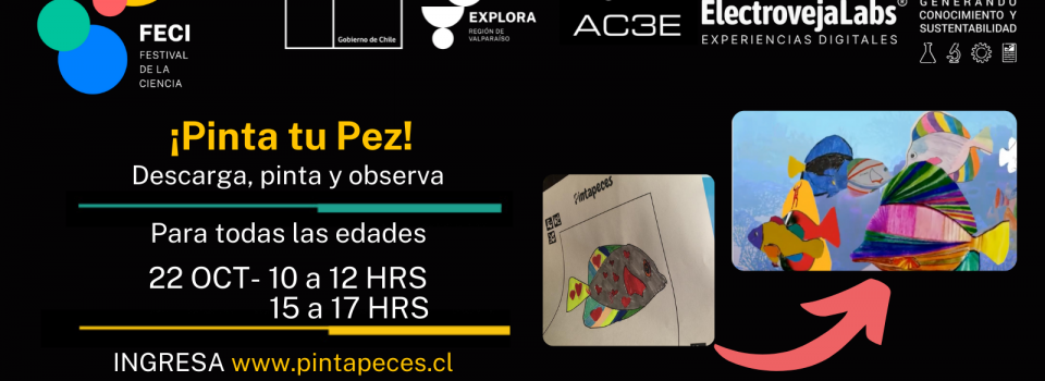 Pinta y disfruta de un océano virtual: Actividad gratuita trae mar, arte e inteligencia artificial en este Festival de la Ciencia