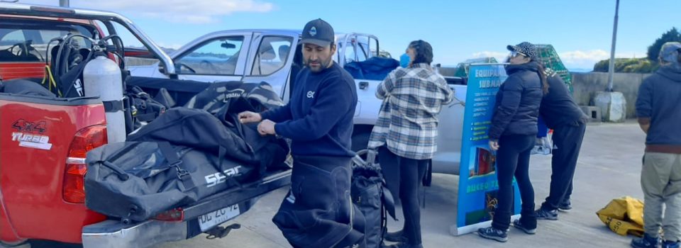 En Ancud, IFOP participó de la “Limpieza del fondo marino y playas de la zona”