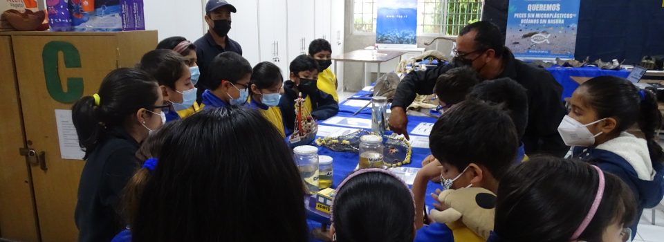 IFOP realiza exitosa exposición de especies marinas en colegio de Arica