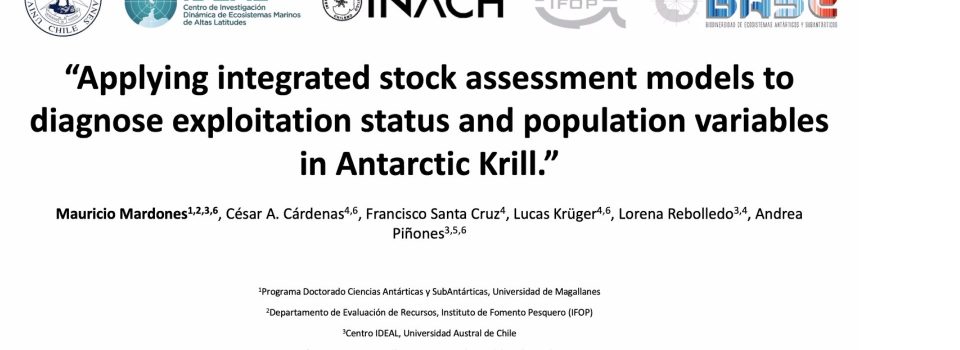 Novedosa investigación sobre pesquería del Krill en un contexto de Cambio Climático