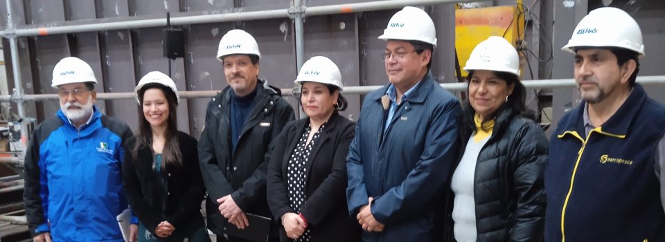 Gonzalo Pereira Director de IFOP asiste a “puesta de quilla” de nuevo buque de investigación científica de Chile