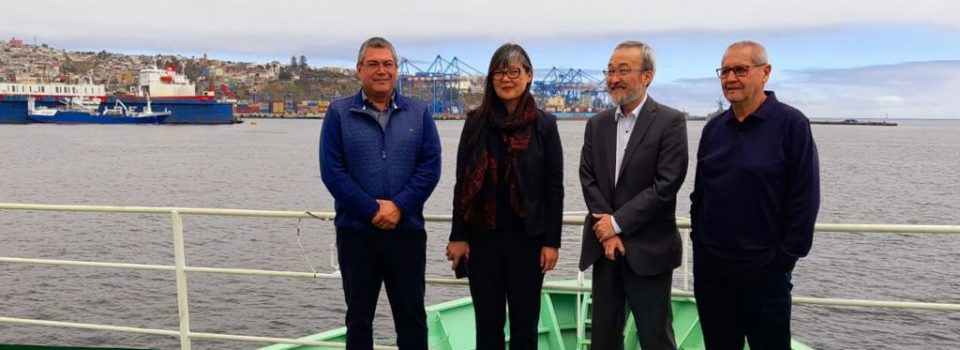 JICA Japan representatives visit Abate Molina Scientific Vessel