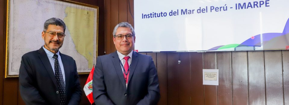 Director Ejecutivo de IFOP se reúne con Director Ejecutivo Científico, del Instituto del Mar de Perú
