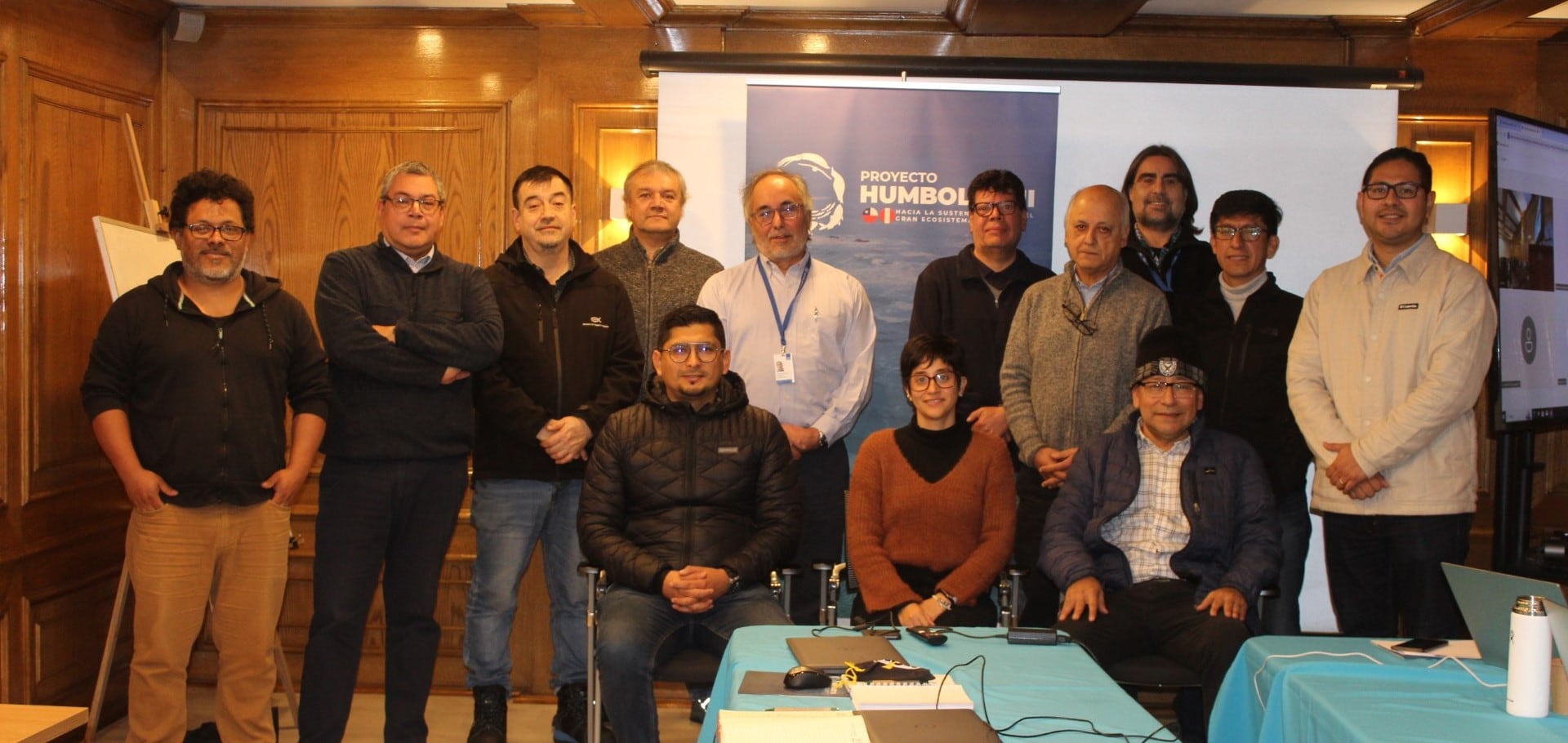 Chilean and Peruvian researchers meet at the workshop “Standardization of the protocol for estimating the biomass of the southern Peru-northern Chile anchovy by hydroacoustic methods”