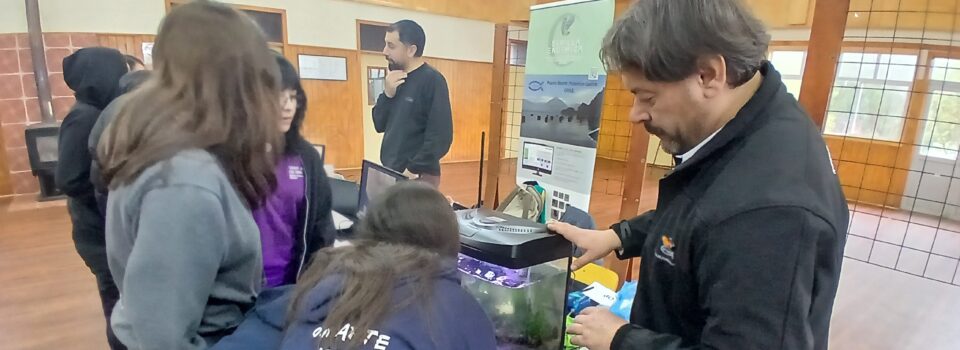 IFOP participó en la 1ª Feria de las Ciencias del Mar, realizada en el Instituto del Mar “Capitán Williams” en Chonchi
