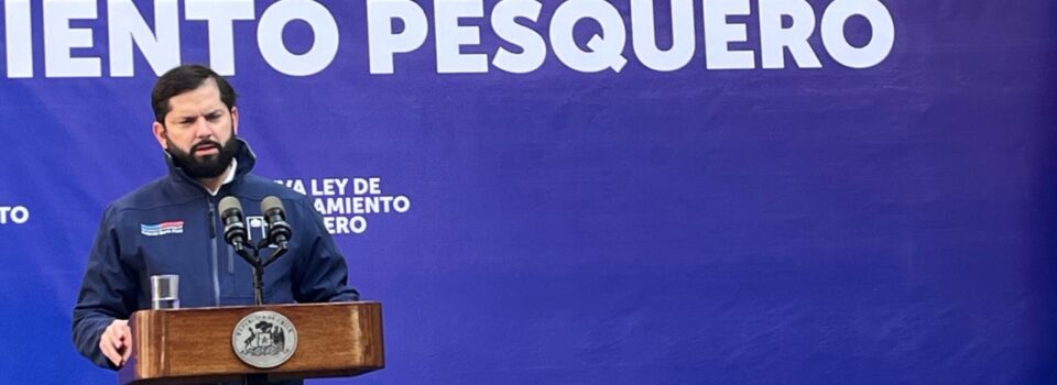 Gonzalo Pereira, Director of IFOP, Attends Launch of New Fisheries Fractionation Law