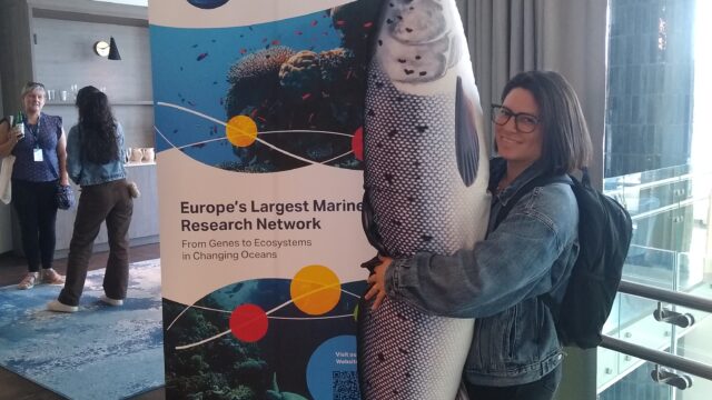 Dra. Daniela Yepsen de IFOP, expone en European Marine Biology Symposium