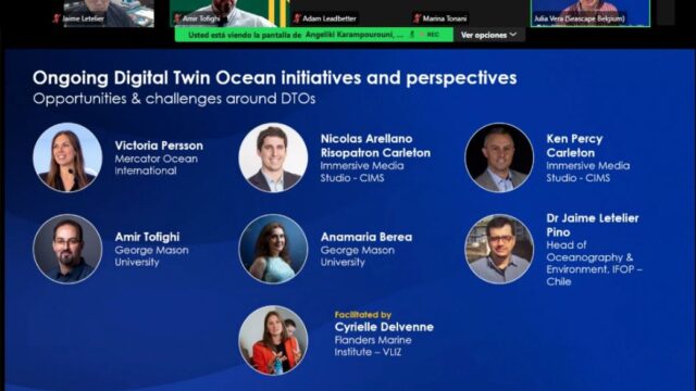 (Es) Investigador de IFOP presenta el Sistema Integrado de Observación Marina (SIOM) como un pilar para el Gemelo Digital del Sistema de Corrientes de Humboldt