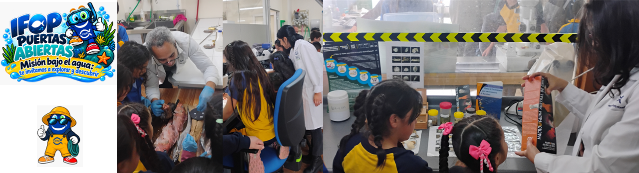 IFOP Puerto Montt acerca la investigación científica a estudiantes y muestra cómo se estudian los ecosistemas acuáticos de Chile